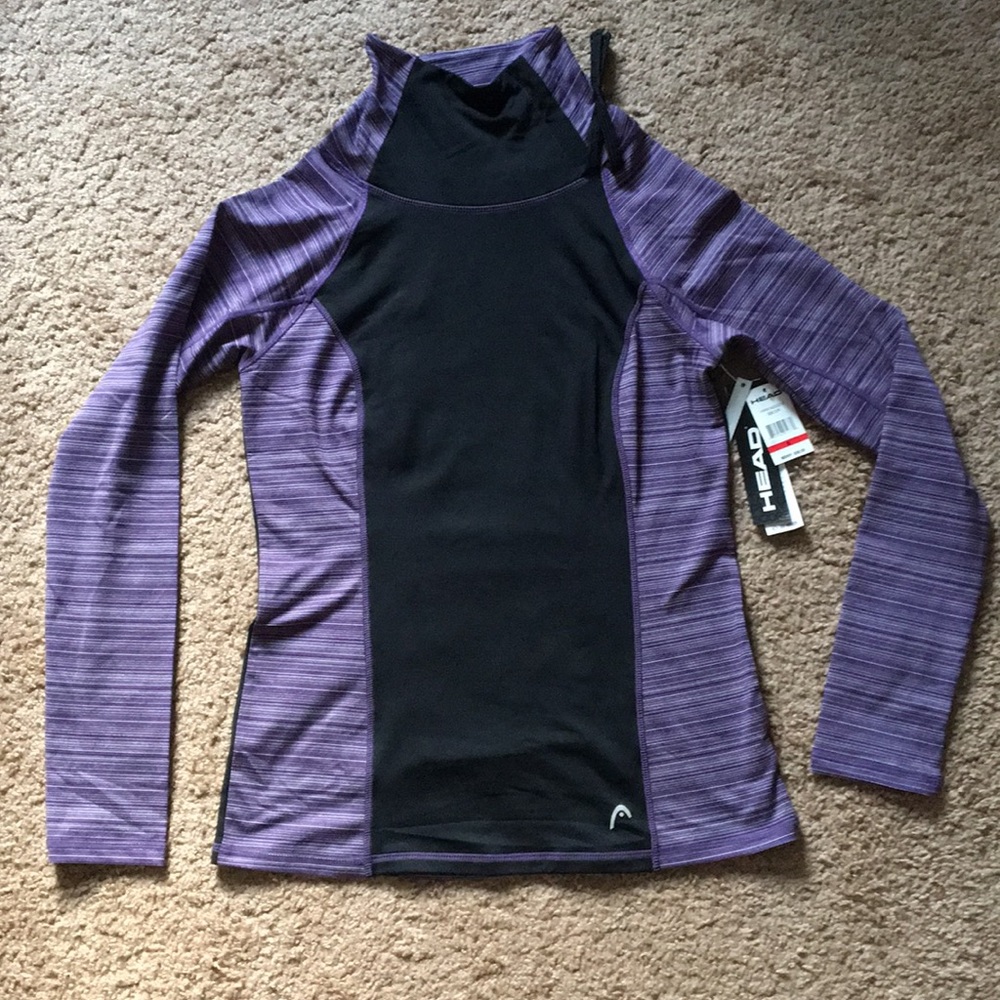 Head long sleeve workout shirt